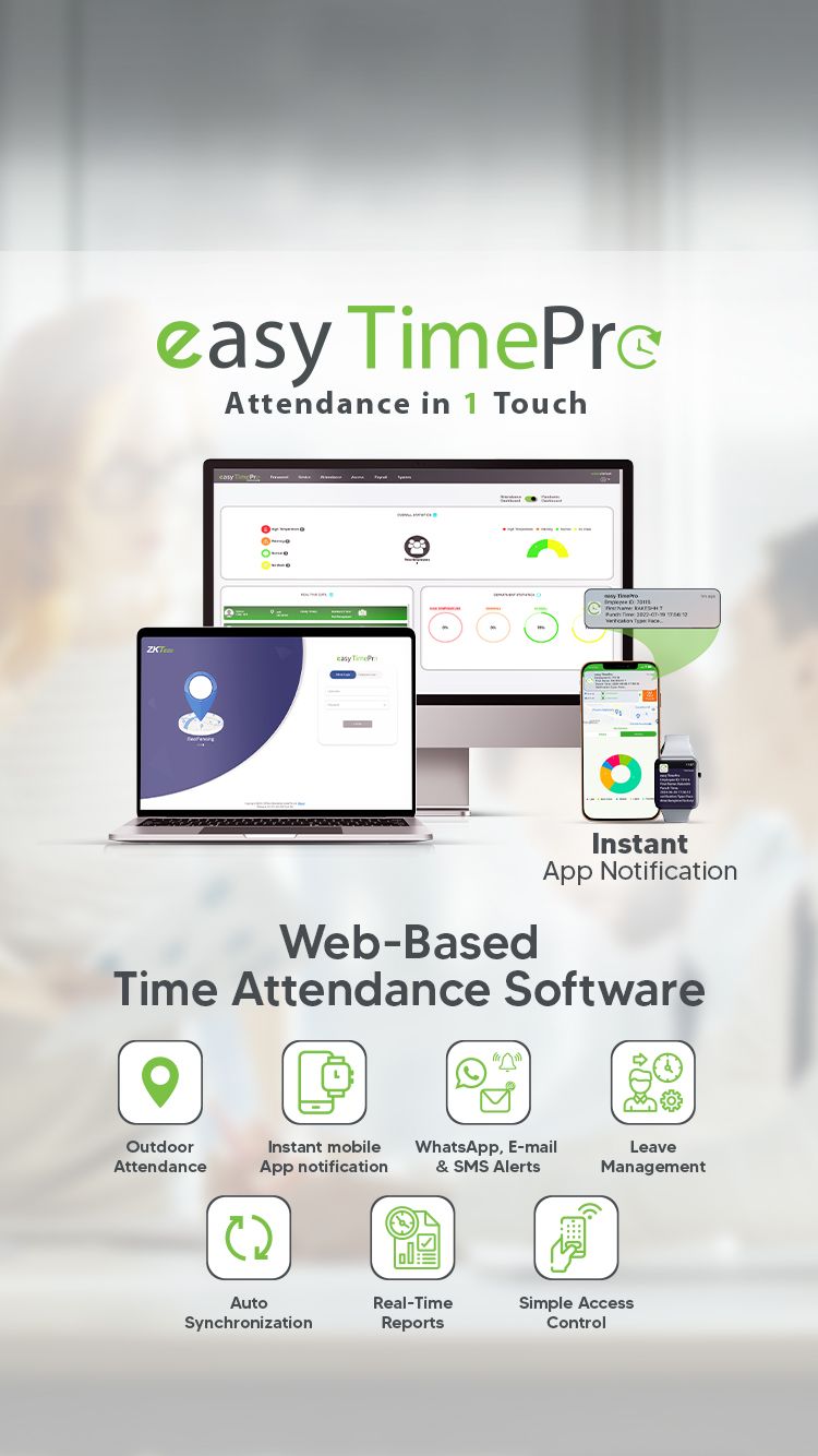 Biometric Attendance System | Time Attendance Software - ZKTeco