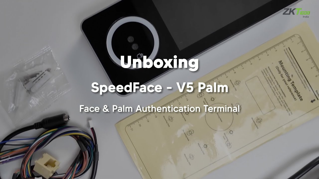 SpeedFace-V5 Palm Unboxing