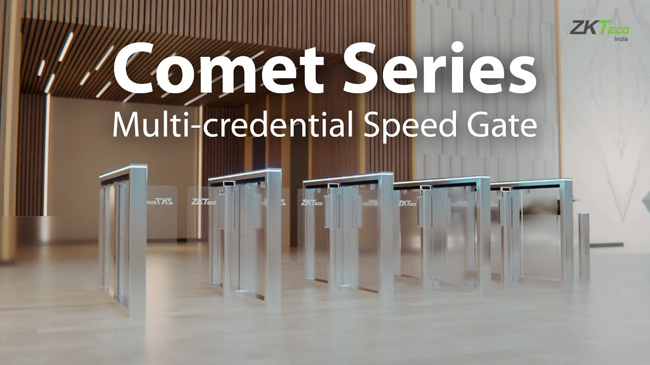 Comet Series - Multi-Credential Speed Gate with Compact Design