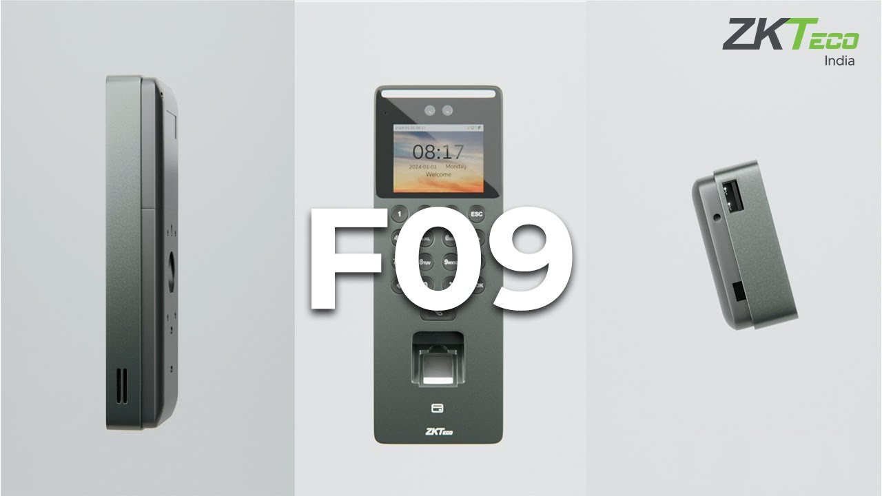 F09 Multi-Biometric Access Control Terminal with Video Intercom