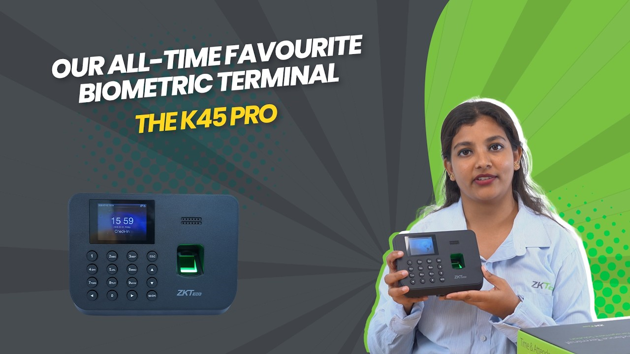 K45 Pro Biometric Terminal | Everything You Need to Know!