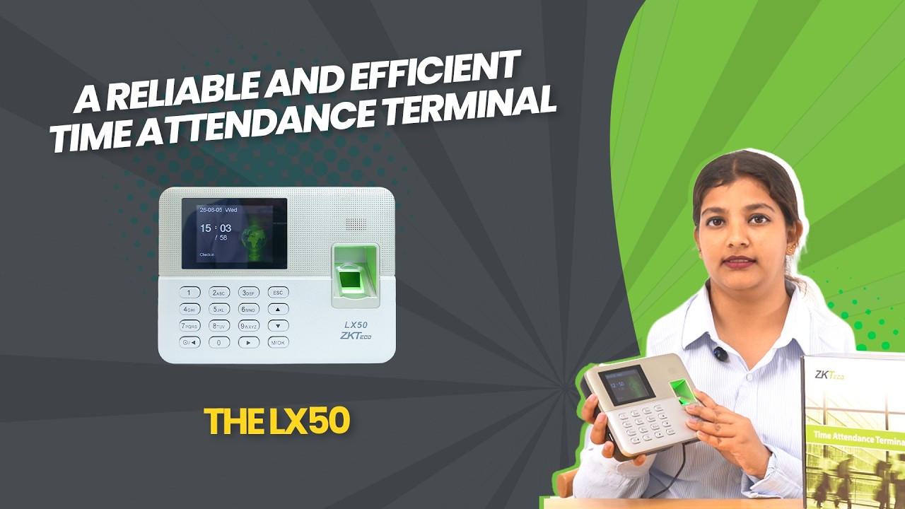  Unboxing the LX50 Time Attendance Terminal